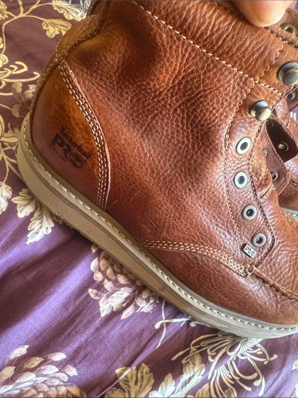 Timberland PRO Men's Tan/Brown Leather Chukka Work Boots